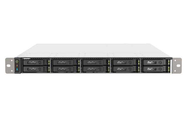 QNAP TS-h1090FU NAS Rack (1U) EPYC 7302P 256 GB DDR4 0 TB QuTS hero Black, Grey