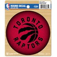 THE SPORTS VAULT CORP ROUND VINYL DECAL TORONTO RAPTORS