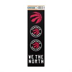THE SPORTS VAULT CORP 4 PC STICKER SET TORONTO RAPTORS