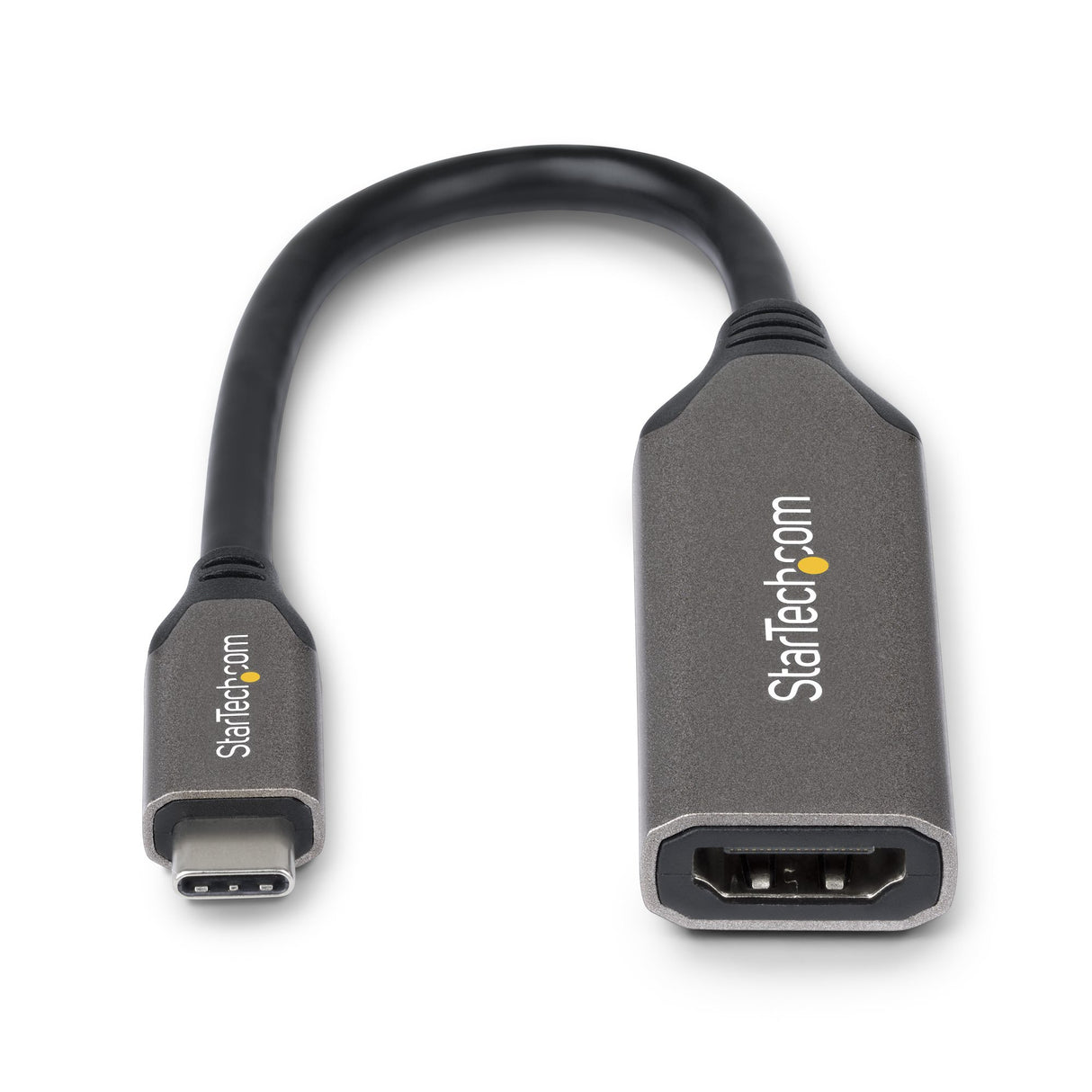 StarTech.com USB-C to HDMI Adapter, 8K 60Hz / 4K 120Hz, Thunderbolt / USB4 Compatible, USB C to HDMI 2.1 Converter, HDR10+, 7.9in (20cm) Cable