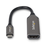 StarTech.com USB-C to HDMI Adapter, 8K 60Hz / 4K 120Hz, Thunderbolt / USB4 Compatible, USB C to HDMI 2.1 Converter, HDR10+, 7.9in (20cm) Cable
