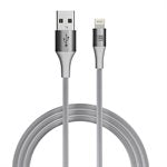 LAX 10FT Apple MFi Certified Durable Braided Nylon Lightning Cables Linear White