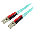 StarTech.com 6m (20ft) LC/UPC to LC/UPC OM3 Multimode Fiber Optic Cable, Full Duplex 50/125µm Zipcord Fiber Cable, 100G, Low Insertion Loss, LSZH Fiber Jumper Cord