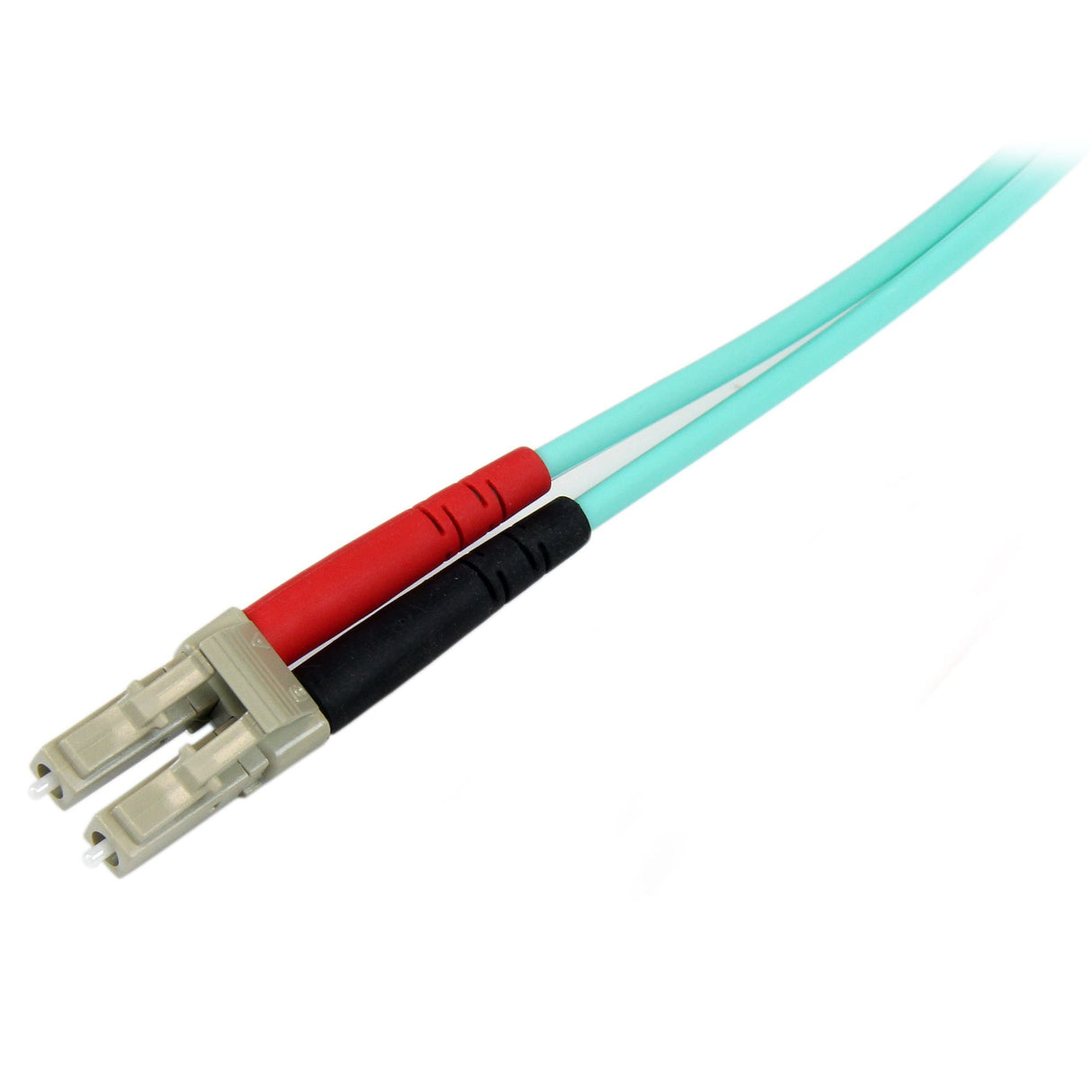 StarTech.com 6m (20ft) LC/UPC to LC/UPC OM3 Multimode Fiber Optic Cable, Full Duplex 50/125µm Zipcord Fiber Cable, 100G, Low Insertion Loss, LSZH Fiber Jumper Cord