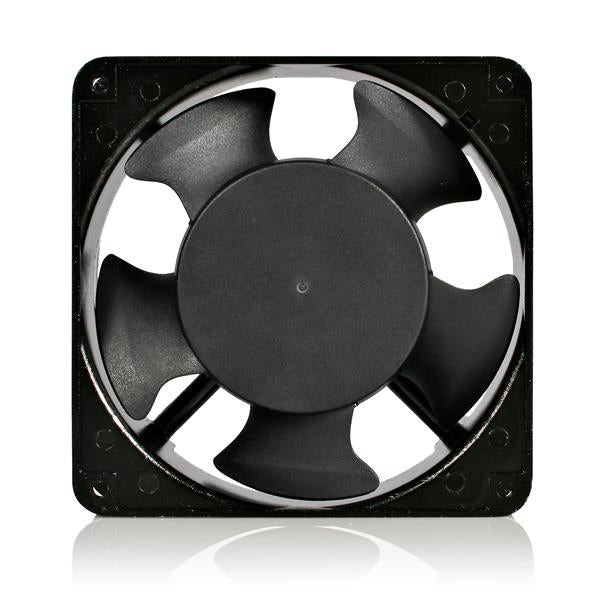 StarTech.com 120mm Axial Rack Muffin Fan for Server Cabinet, 115V, AC Cooling, Low Noise & Quiet PC Computer Case Fan