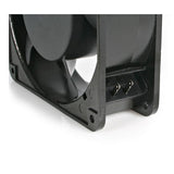 StarTech.com 120mm Axial Rack Muffin Fan for Server Cabinet, 115V, AC Cooling, Low Noise & Quiet PC Computer Case Fan
