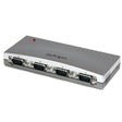 StarTech.com 4 Port USB to RS232 Serial DB9 Adapter Hub - TAA