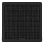 Garmin Fusion FM Series Marine Subwoofers, 10" 400-Watt Square Black Flush Mount Marine Subwoofer