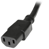 StarTech.com 6ft (1.8m) Heavy Duty Extension Cord, IEC 320 C14 to IEC 320 C13 Black Extension Cord, 15A 125V, 14AWG, Heavy Gauge Power Extension Cable, IEC 320 C14 to IEC 320 C13 AC Power Cord - UL Listed