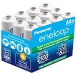 Panasonic Eneloop Pack of 12 AA Rechargeable Ni-MH Batteries