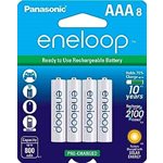Panasonic Eneloop Pack of 8 AAA Rechargeable Ni-MH Batteries