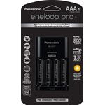 PANASONIC ENELOOP PRO CHARGER AND 4X HIGH CAPACITY AAA