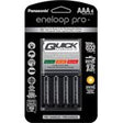 Panasonic Advanced 4Hr Quick Battery Charger w/AAA Eneloop Pro High Capacity Rechargeable Batteries