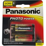 Panasonic 6-Volt Photo Lithium Cylinder Battery (2CR5MPA1B)
