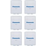 Panasonic Battery Storage Cases w/4AA or 5AAA Battery Capacity 6 Pack
