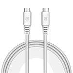 Caseco USB C to USB C 100 watt Cable - 1 Meter - White