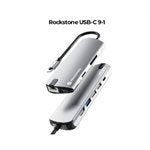 Rockstone - USB-C 9-in-1 Hub