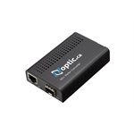 Optic.ca 10/100/1000BASE-TX to 100/1000BASE-X Media Convertr,5VDC, 0.5A external cULus PSU 120VAC US