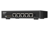 QNAP QSW-3205-5T network switch Unmanaged 10G Ethernet (100/1000/10000) Desktop Black