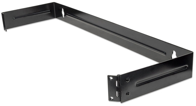 Intellinet 19" Hinged Wall Bracket, 1U, Black