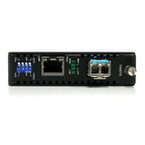 StarTech.com 1000 Mbps Gigabit Single Mode Fiber Media Converter LC 40 km - TAA