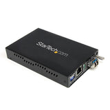 StarTech.com 1000 Mbps Gigabit Single Mode Fiber Media Converter LC 40 km - TAA