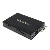 StarTech.com 1000 Mbps Gigabit Single Mode Fiber Media Converter LC 40 km - TAA
