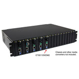 StarTech.com 10/100 Mbps Ethernet Single Mode WDM Fiber Media Converter Kit SC 20km