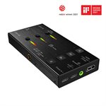 j5create JVA06 Dual HDMI™ Video Capture Card, 1920*1080 Video Capture Resolution, 3 x HDMI ports and 2 x USB ports, Black