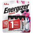 Energizer MAX AA Batteries (4 Pack)