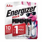 Energizer MAX AA Batteries (8 Pack)