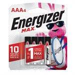 Energizer MAX AAA Batteries (4 Pack)