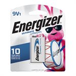 Energizer Ultimate Lithium 9V Batteries (1 Pack)