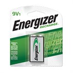 Energizer Recharge Universal Rechargeable 9V Batteries, 1 Pack