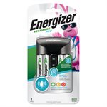 Energizer Rechargeable AA and AAA Battery Charger (Recharge Pro) with 4 AA NiMH Rechargeable Batteri