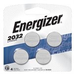 Energizer 2032 Batteries (4 Pack), 3V Lithium Coin Batteries