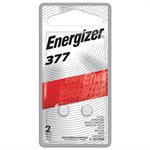 Energizer 377 Silver Oxide Button Battery, 2 Pack