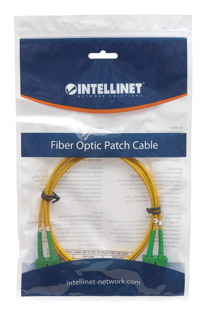 Intellinet 752411 InfiniBand/fibre optic cable 1 m SC SMF Yellow