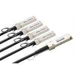 Optic.ca 100GBASE-QSFP28 TO 4X25G SFP+ PASSIVE COPPER CABLE, 3 METER LENGTH, 100% CISCO COMPATIBLE