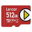 Lexar 512GB PLAY Speed Pump MicroSDXC BL