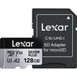 Lexar 128GB Professional SILVER PLUS microSDXC