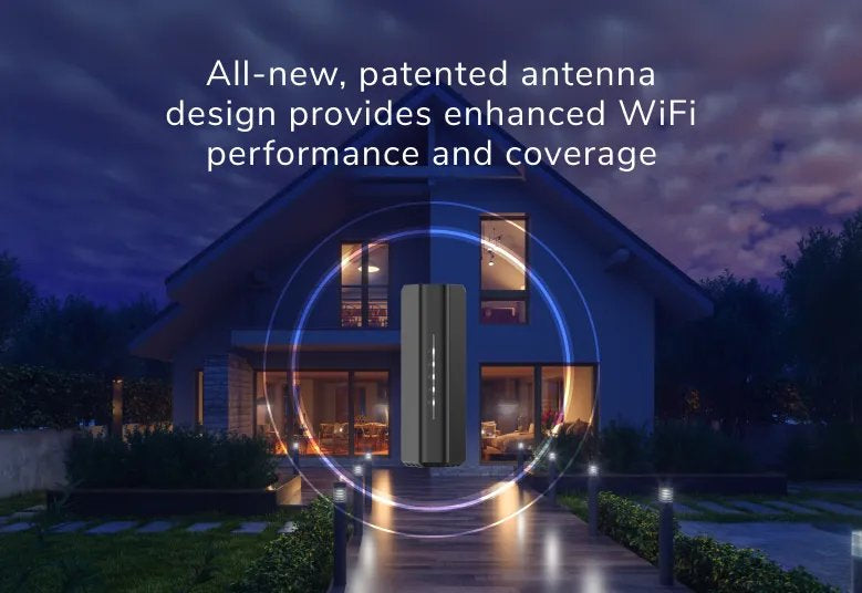 NETGEAR Nighthawk RS100 wireless router Gigabit Ethernet Dual-band (2.4 GHz / 5 GHz) Black