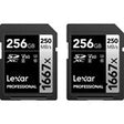 Lexar Professional SDXC 256GB BL 1667X UHS-II  NA, 2pack
