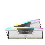 CORSAIR VENGEANCE RGB DDR5 32GB (2 x 16GB) DDR5 7200 CL34-44-44-96 1.45V Intel XMP - WHITE