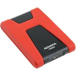 ADATA 1TB HD650 External Durable Hard Drive Impact-absorbing rubber RED