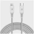 Caseco Braided USB-C to Lightning Cable 2M (6FT)  White