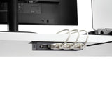 StarTech.com 4 Port USB to DB9 RS232 Serial Adapter Hub – Industrial DIN Rail and Wall Mountable - TAA