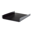 StarTech.com 2U Server Rack Shelf - Universal Rack Mount Cantilever Shelf for 19" Network Equipment Rack & Cabinet - Heavy Duty Steel – Weight Capacity 50lb/23kg - 22" Deep Tray, Black - TAA