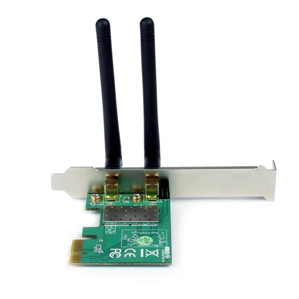 StarTech.com PCI Express Wireless N Adapter - 300 Mbps PCIe 802.11 b/g/n Network Adapter Card – 2T2R 2.2 dBi
