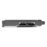 StarTech.com 2 Port PCI Express SATA 6 Gbps eSATA Controller Card - Dual Port PCIe x1 SATA III Adapter with Configurable Internal/External Connectivity